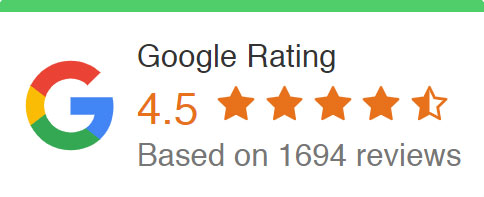 Trusted by hundreds—our 4.5-star Google rating reflects the satisfaction of 1694 happy clients.